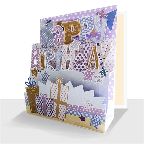 3d happy birthday card templates.